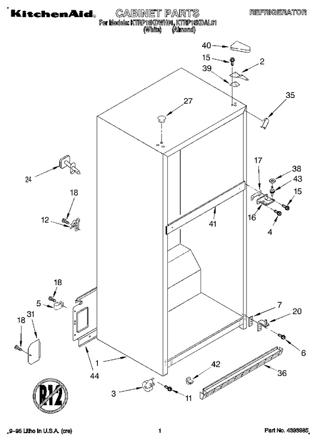 Diagram for KTRP18KDAL01