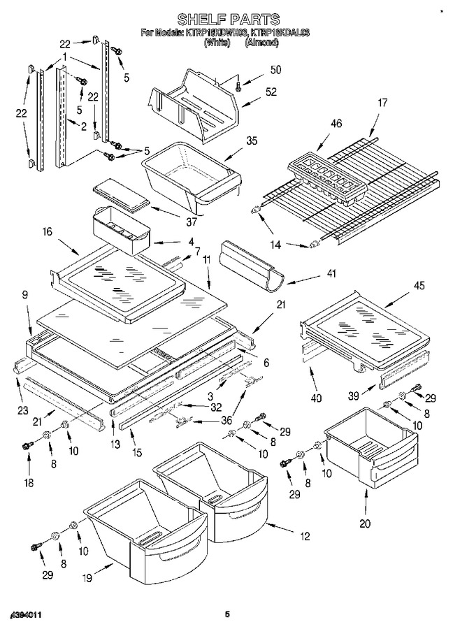 Diagram for KTRP18KDWH03