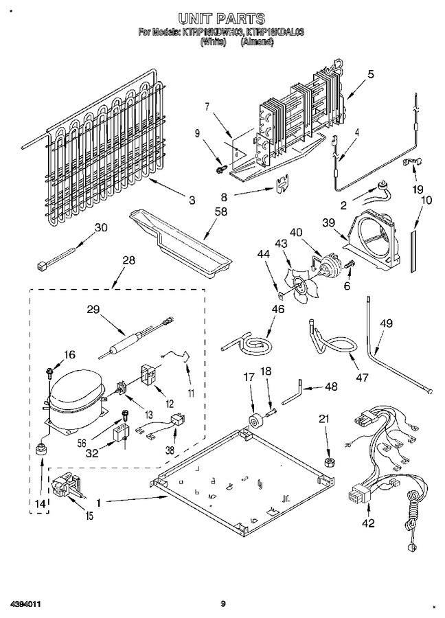 Diagram for KTRP18KDWH03