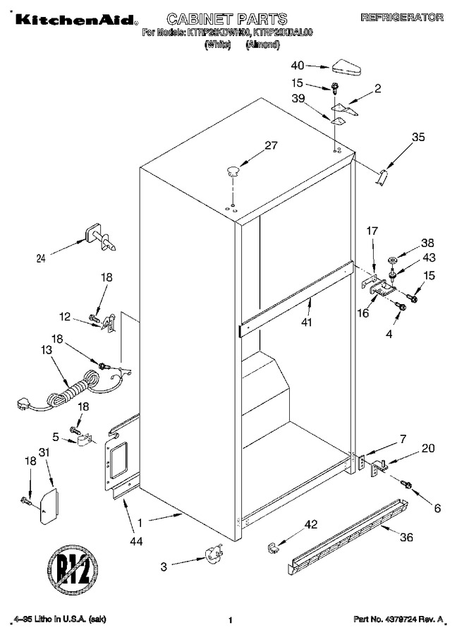 Diagram for KTRP20KDAL00