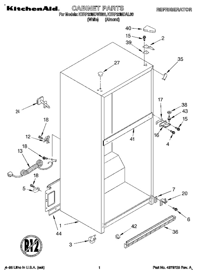 Diagram for KTRP20MDWH00