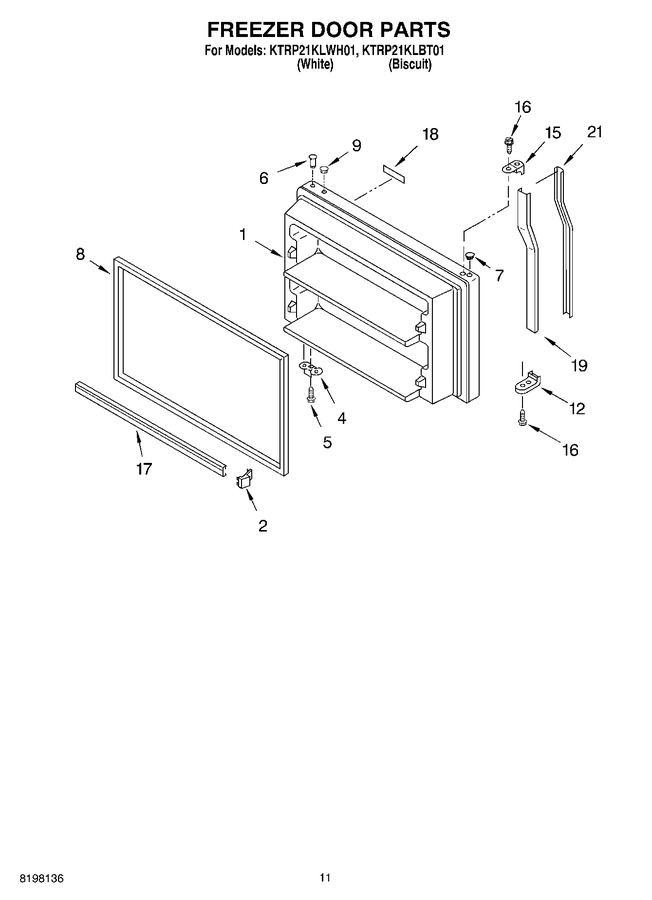 Diagram for KTRP21KLWH01