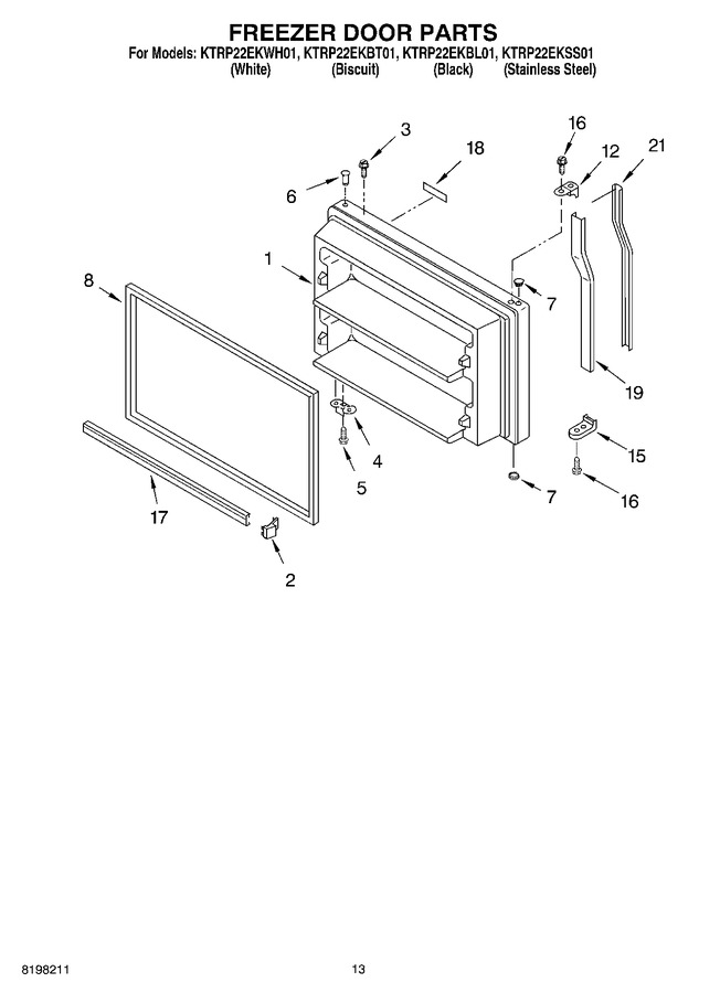 Diagram for KTRP22EKWH01