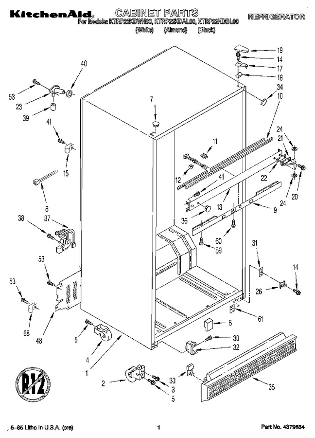 Diagram for KTRP22KDWH00