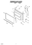 Diagram for 06 - Freezer Door Parts, Optional Parts