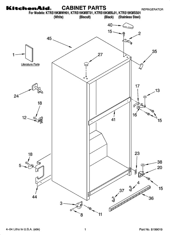 Diagram for KTRS19KMWH01