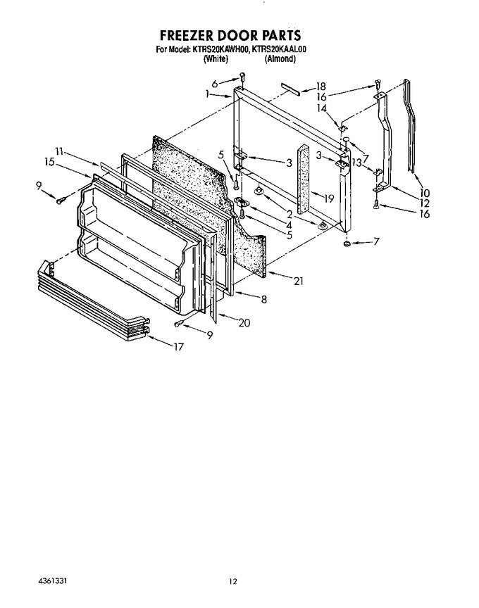 Diagram for KTRS20KAWH00