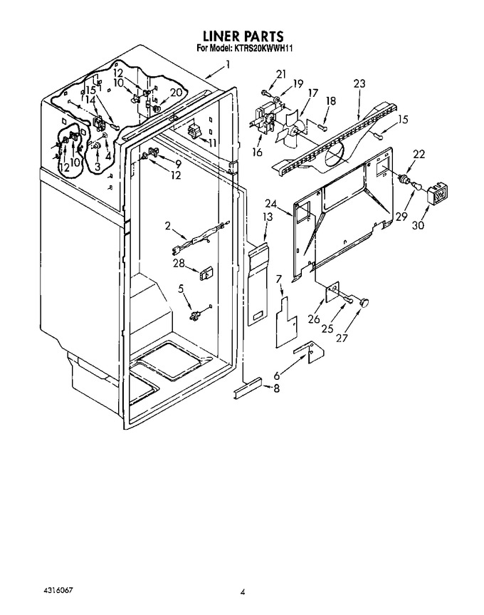 Diagram for KTRS20KWWH11