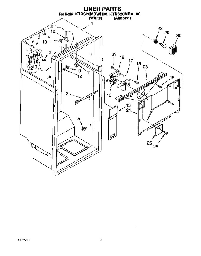 Diagram for KTRS20MBWH00