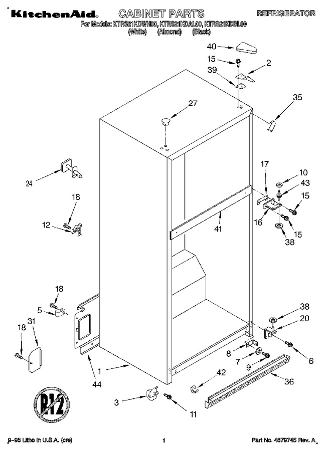 Diagram for KTRS21KDAL00