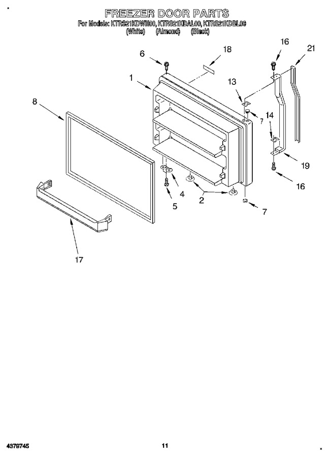 Diagram for KTRS21KDAL00