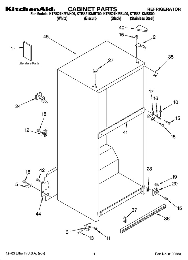 Diagram for KTRS21KMBT00