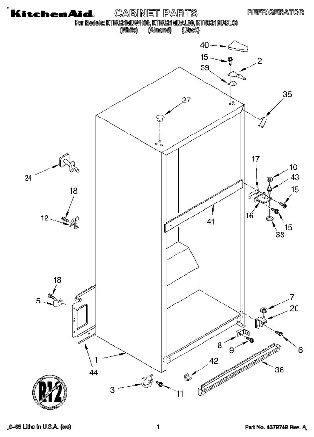 Diagram for KTRS21MDWH00