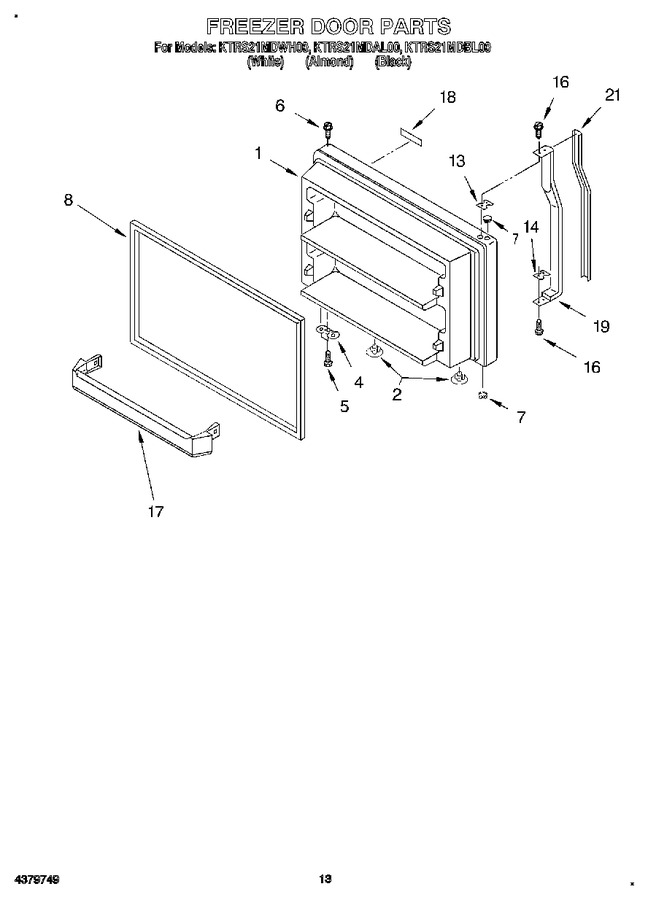 Diagram for KTRS21MDAL00