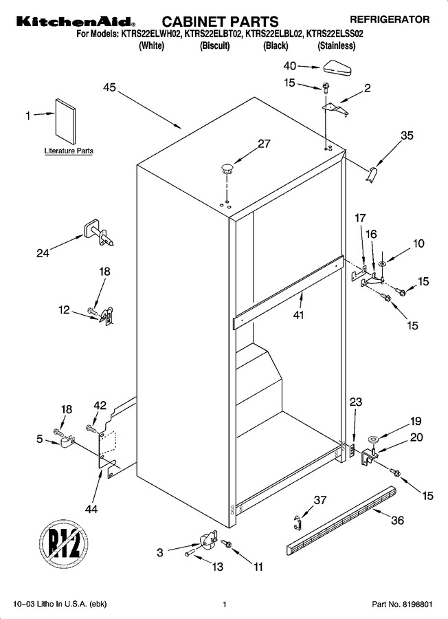 Diagram for KTRS22ELWH02