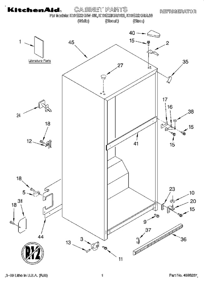 Diagram for KTRS22KHBT00