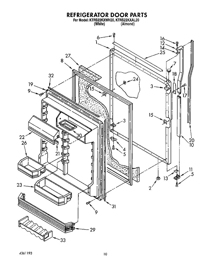 Diagram for KTRS22KXWH20