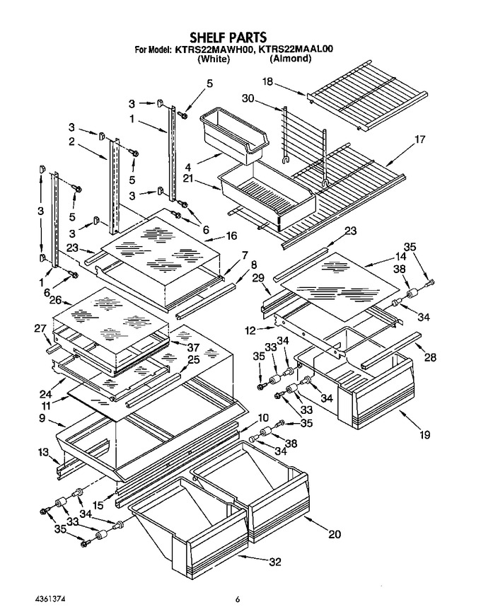 Diagram for KTRS22MAWH00