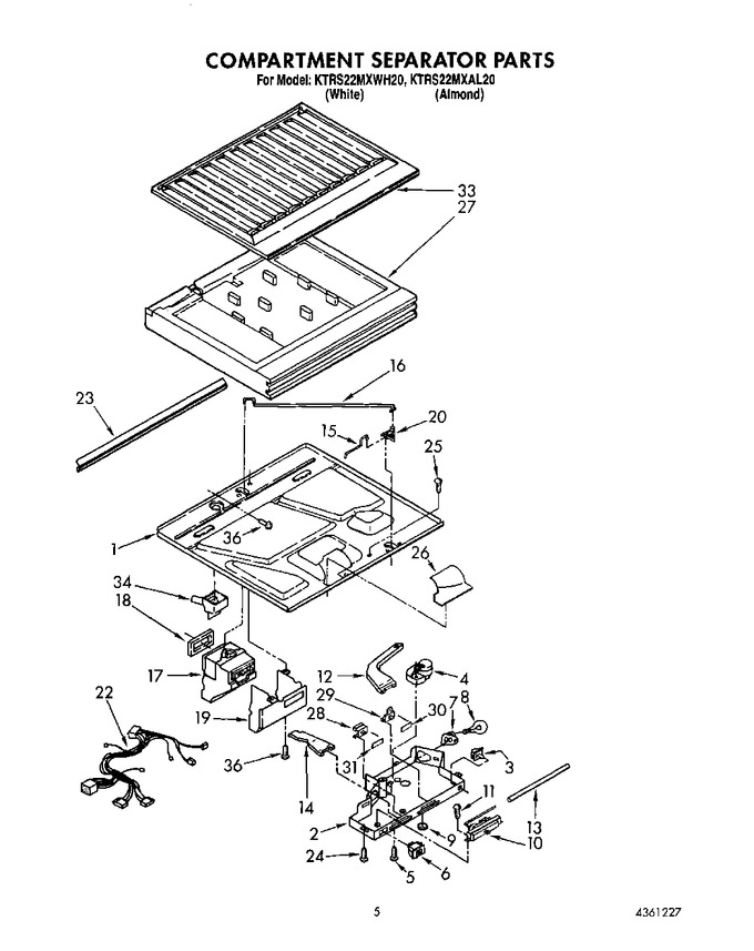 Diagram for KTRS22MXWH20