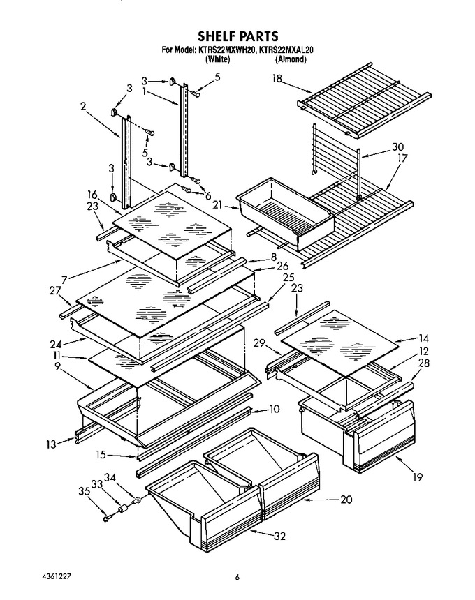 Diagram for KTRS22MXWH20