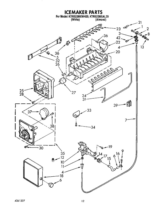 Diagram for KTRS22MXWH20