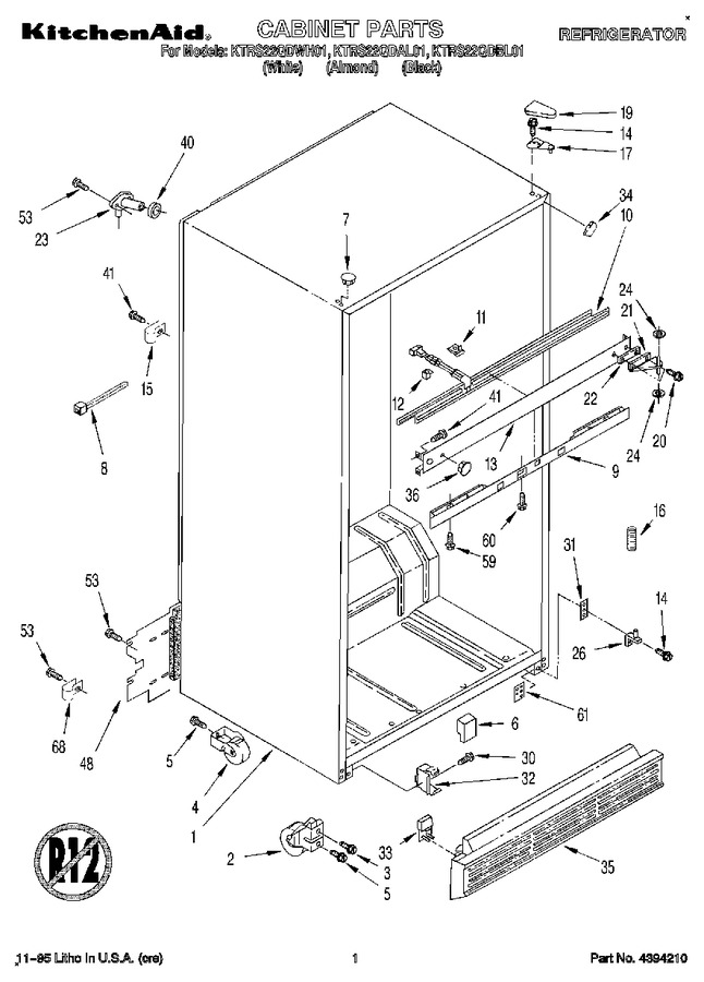 Diagram for KTRS22QDWH01