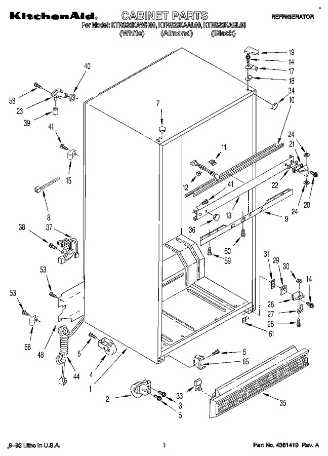 Diagram for KTRS25KABL00