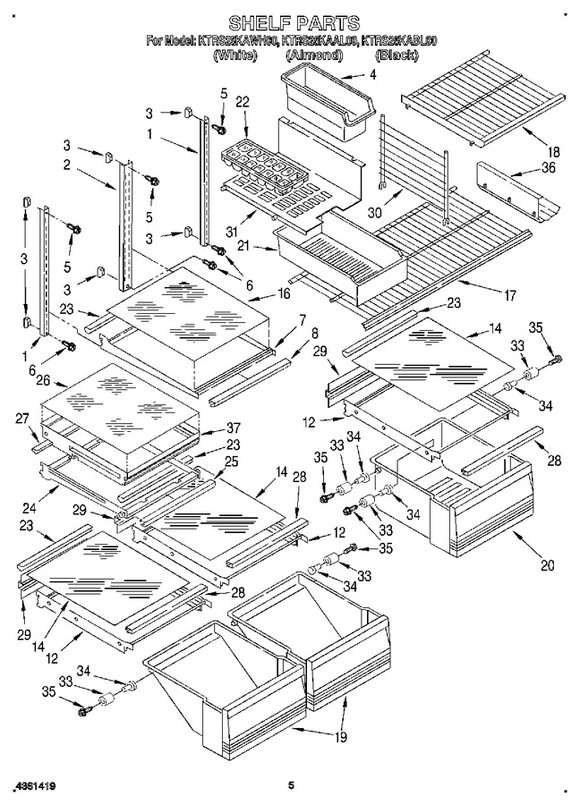 Diagram for KTRS25KAWH00