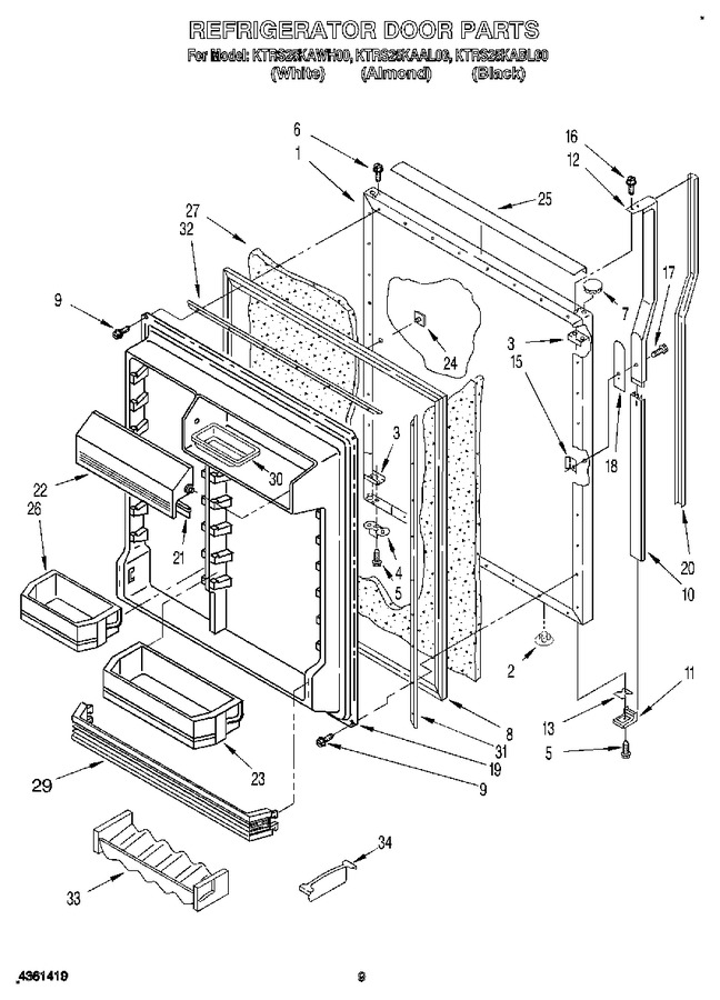 Diagram for KTRS25KAWH00