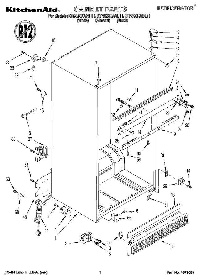 Diagram for KTRS25KABL11