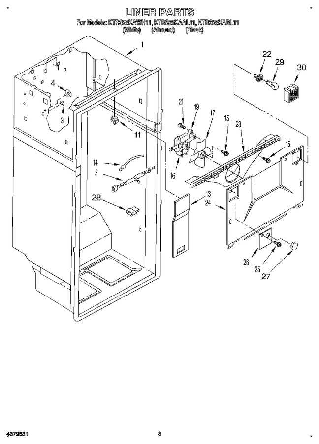 Diagram for KTRS25KABL11