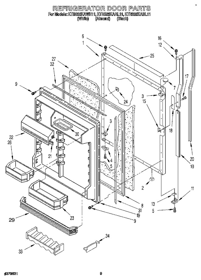 Diagram for KTRS25KAWH11