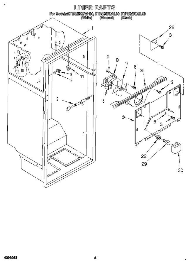 Diagram for KTRS25KDAL00