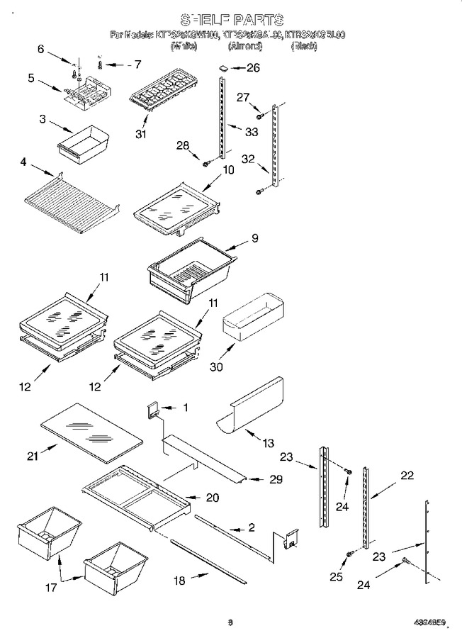 Diagram for KTRS25KGAL00