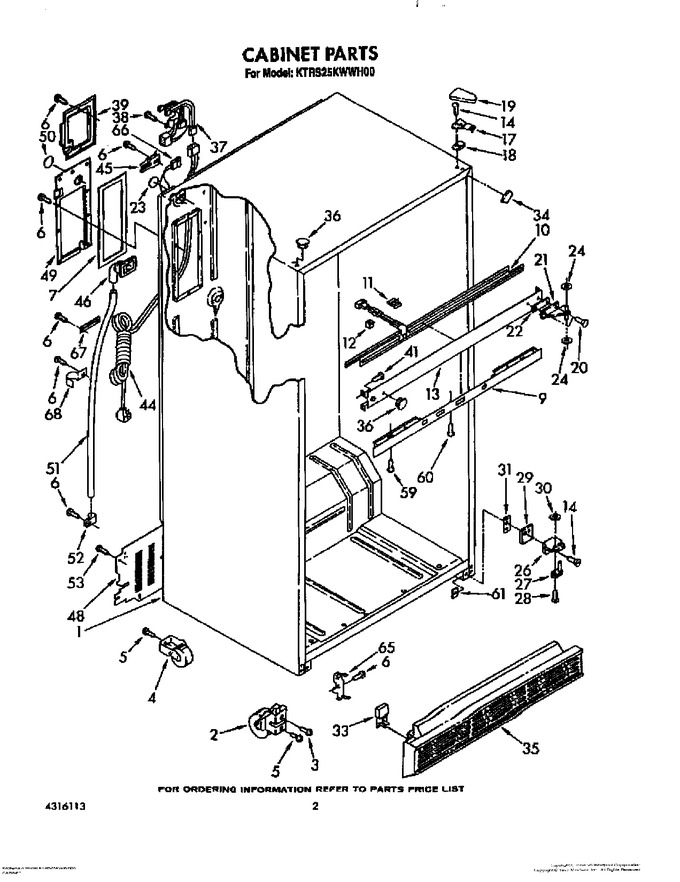 Diagram for KTRS25KWAL00