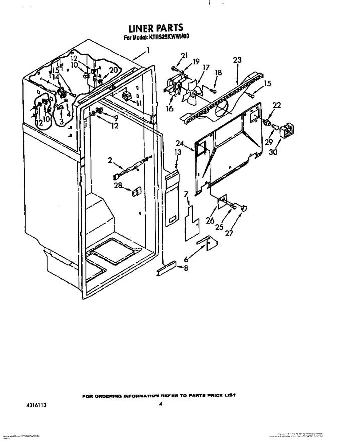 Diagram for KTRS25KWAL00