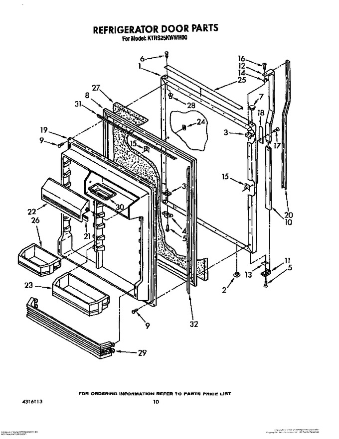 Diagram for KTRS25KWAL00