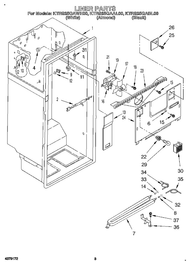 Diagram for KTRS25QAWH00