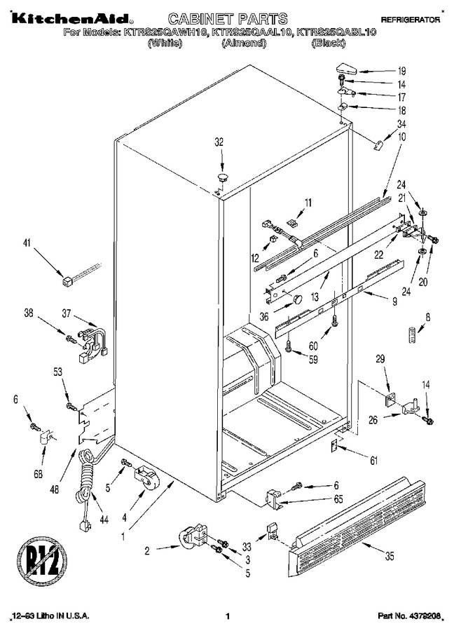 Diagram for KTRS25QAWH10