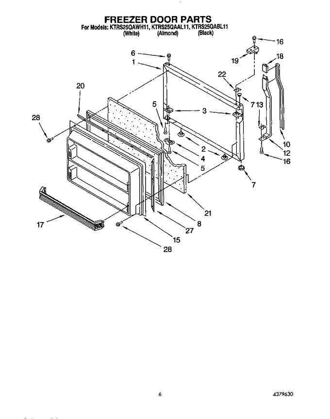 Diagram for KTRS25QAWH11