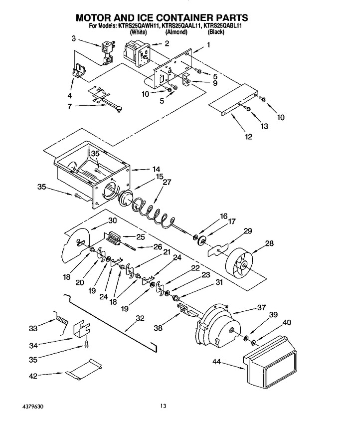 Diagram for KTRS25QAWH11