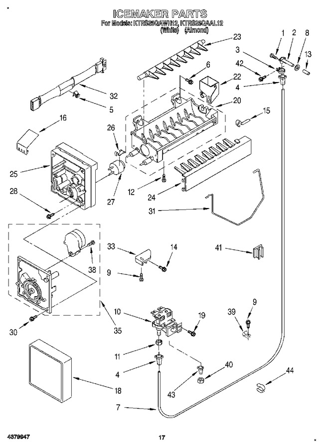 Diagram for KTRS25QAWH12