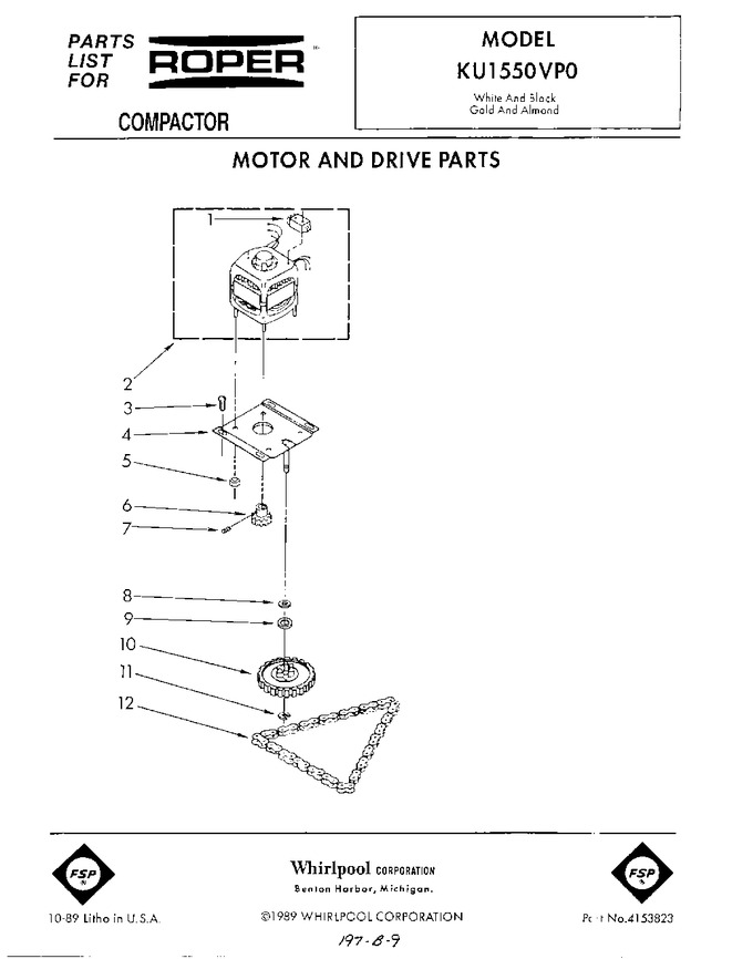 Diagram for KU1550VP0