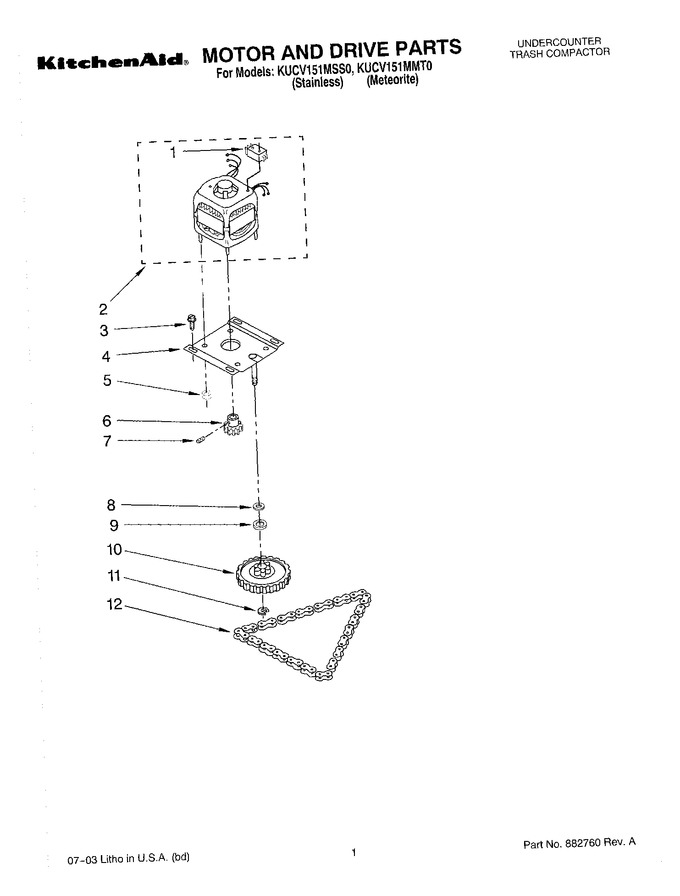 Diagram for KUCV151MMT0