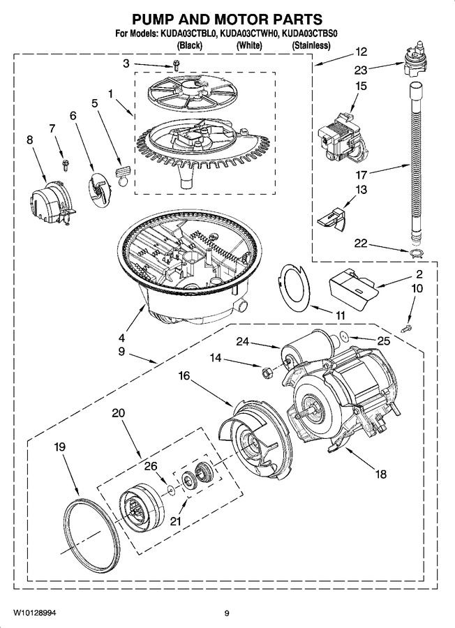 Diagram for KUDA03CTWH0