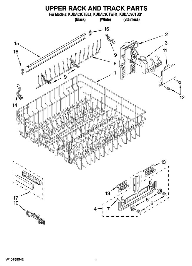 Diagram for KUDA03CTBL1