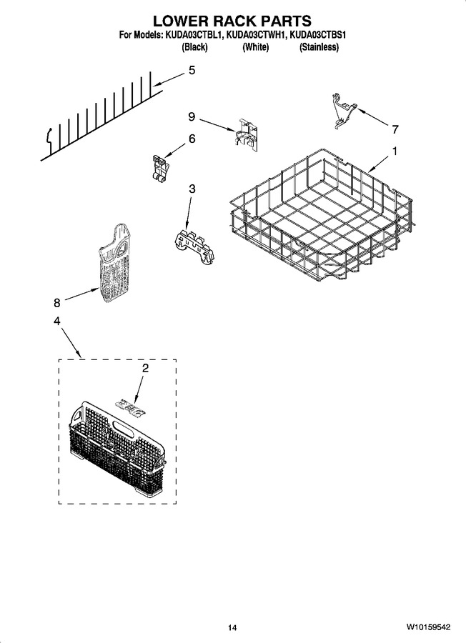 Diagram for KUDA03CTBL1