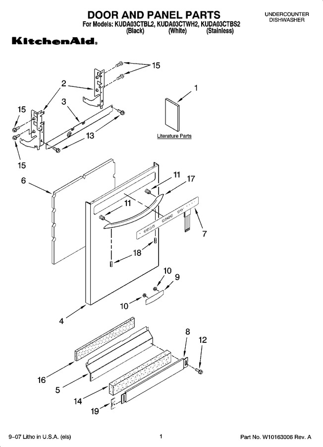 Diagram for KUDA03CTWH2