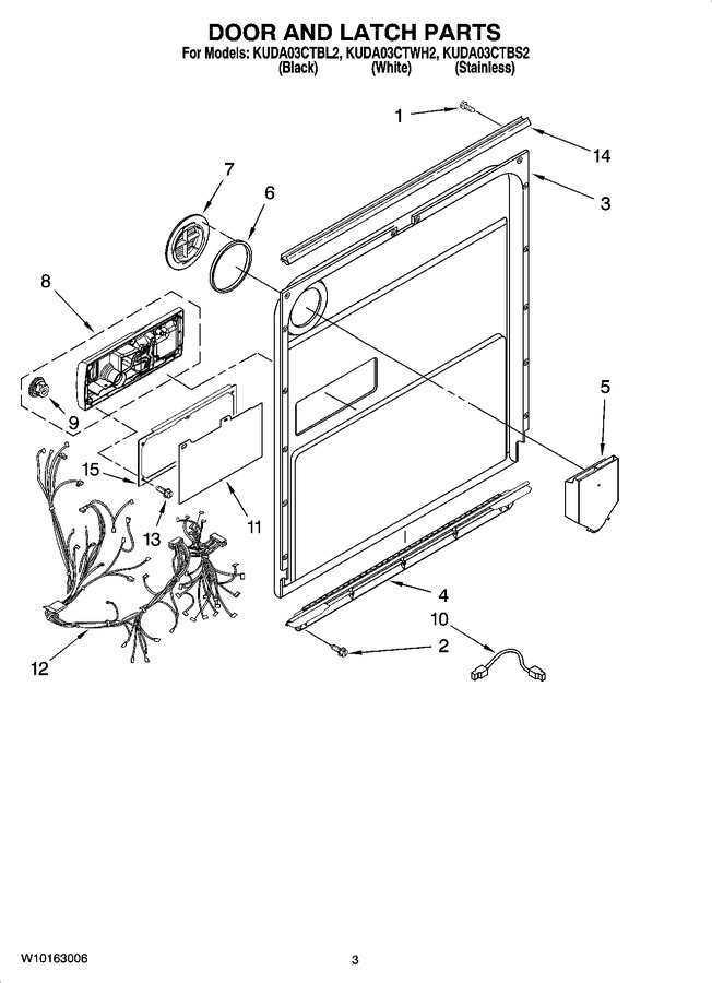 Diagram for KUDA03CTBL2