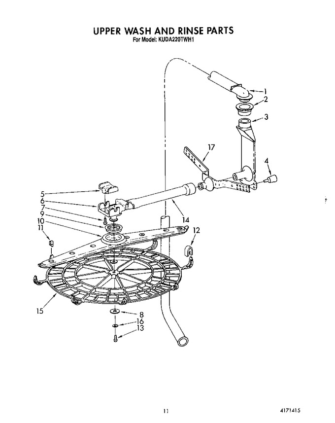 Diagram for KUDA220TWH1